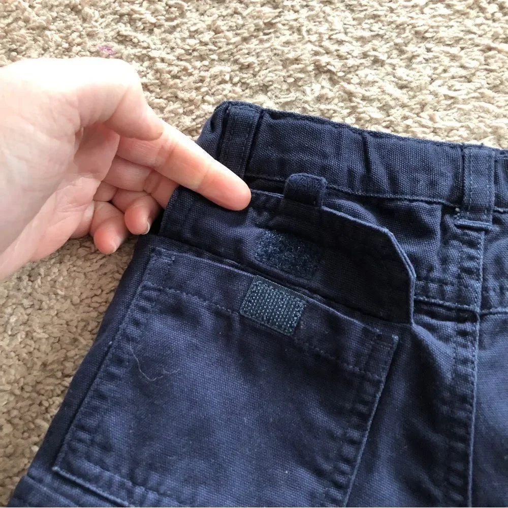 Janie and Jack Cargo Shorts Boys 5T Navy‎ Blue